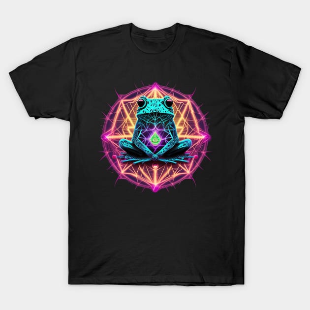 Frog Chakra T-Shirt by ElectricGuppyDesign